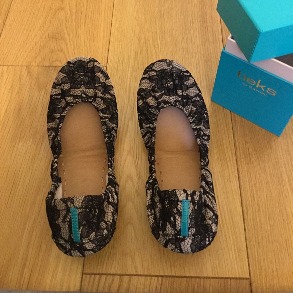 Tieks by Gavrieli Nude Lace Ballet Flat Size 8